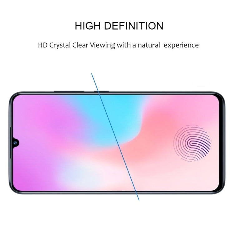 For vivo X21s Full Glue Full Screen Tempered Glass Film
