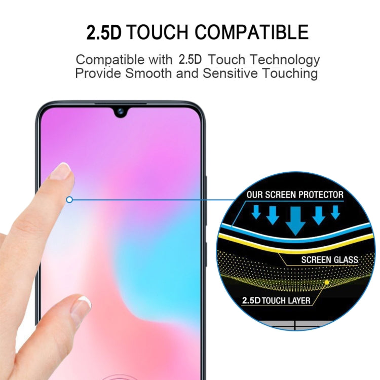 For vivo X21s Full Glue Full Screen Tempered Glass Film