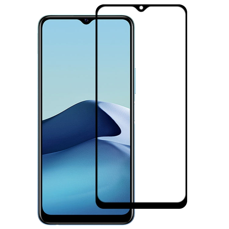 For vivo Y20s Full Glue Full Screen Tempered Glass Film