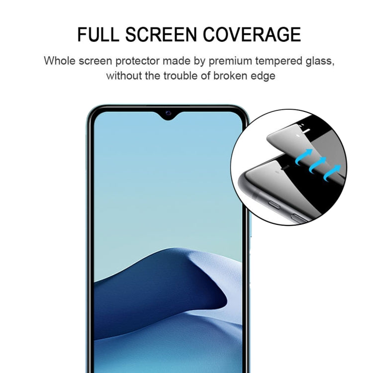 For vivo Y20s Full Glue Full Screen Tempered Glass Film
