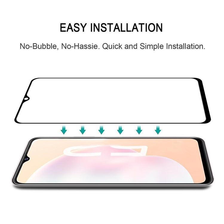 For vivo Y52s Full Glue Full Screen Tempered Glass Film