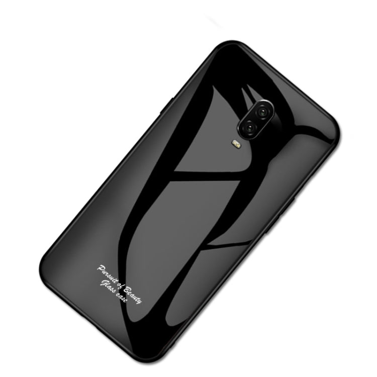 For OnePlus 6T Macaron Glass + TPU Case