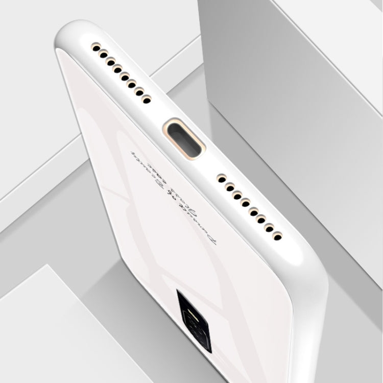 For OnePlus 6 Macaron Glass + TPU Case