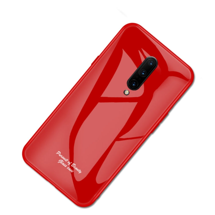 For OnePlus 7 Pro Macaron Glass + TPU Case