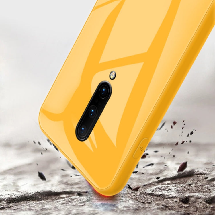 For OnePlus 7 Pro Macaron Glass + TPU Case