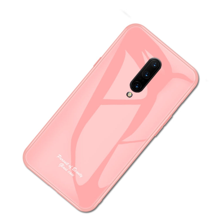 For OnePlus 7 Pro Macaron Glass + TPU Case