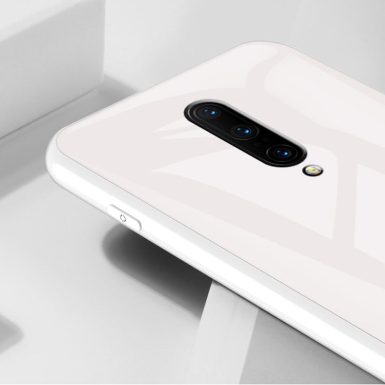 For OnePlus 7 Pro Macaron Glass + TPU Case