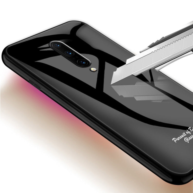 For OnePlus 7 Pro Macaron Glass + TPU Case