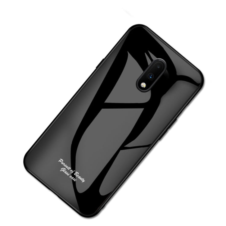 For OnePlus 7 Macaron Glass + TPU Case