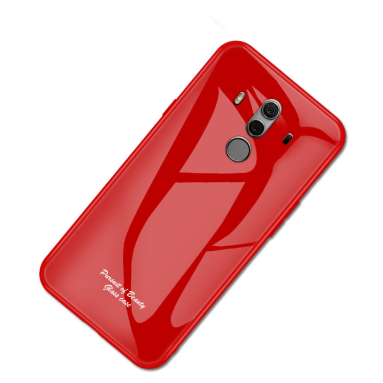 For Huawei Mate 10 Pro Macaron Glass + TPU Case