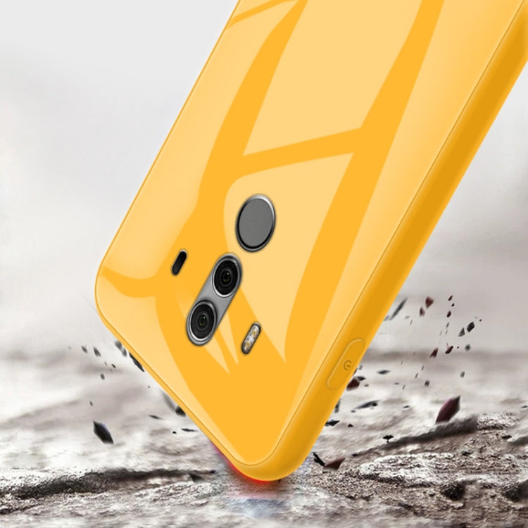 For Huawei Mate 10 Pro Macaron Glass + TPU Case