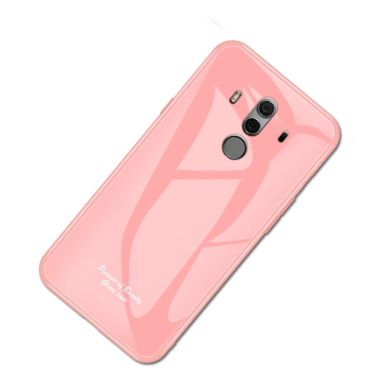 For Huawei Mate 10 Pro Macaron Glass + TPU Case