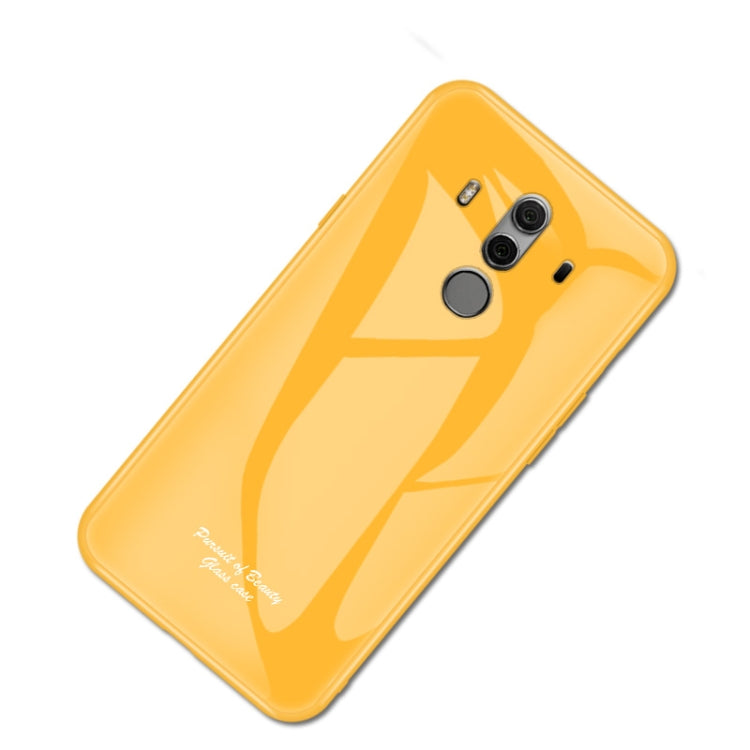 For Huawei Mate 10 Pro Macaron Glass + TPU Case