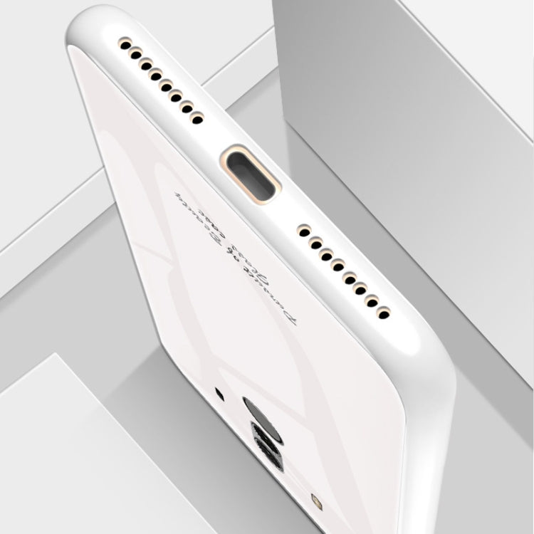 For Huawei Mate 10 Pro Macaron Glass + TPU Case