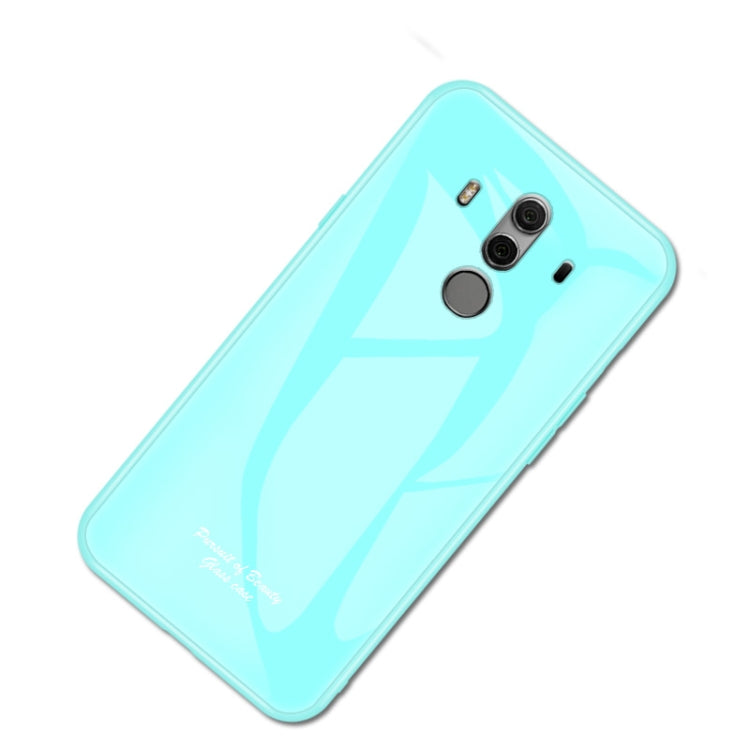 For Huawei Mate 10 Pro Macaron Glass + TPU Case