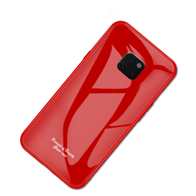 For Huawei Mate 20 Pro Macaron Glass + TPU Case