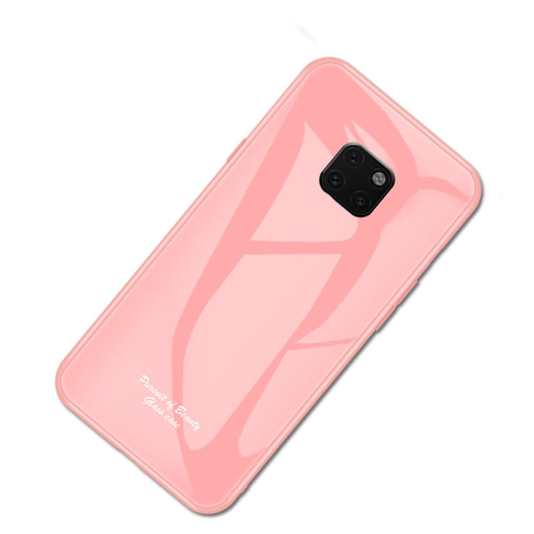 For Huawei Mate 20 Pro Macaron Glass + TPU Case
