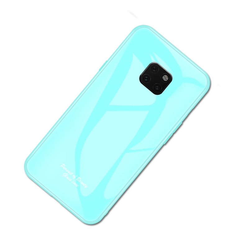 For Huawei Mate 20 Pro Macaron Glass + TPU Case
