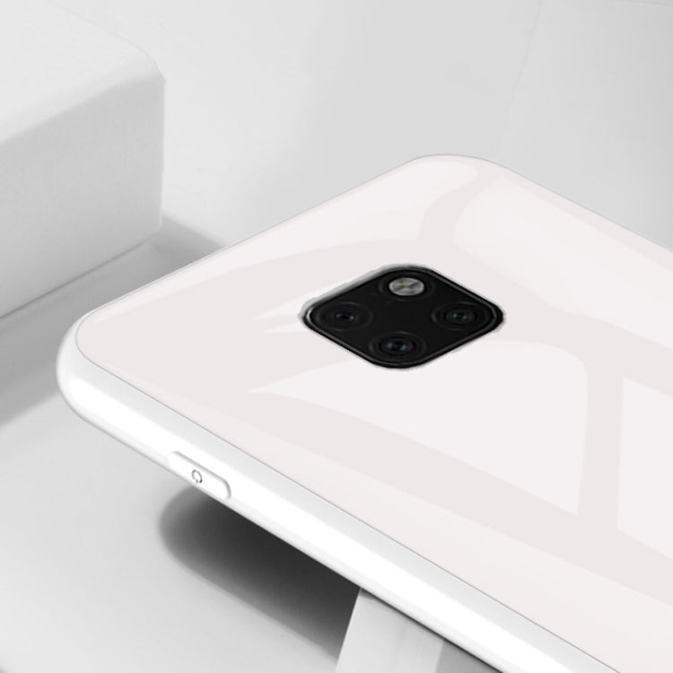 For Huawei Mate 20 Pro Macaron Glass + TPU Case