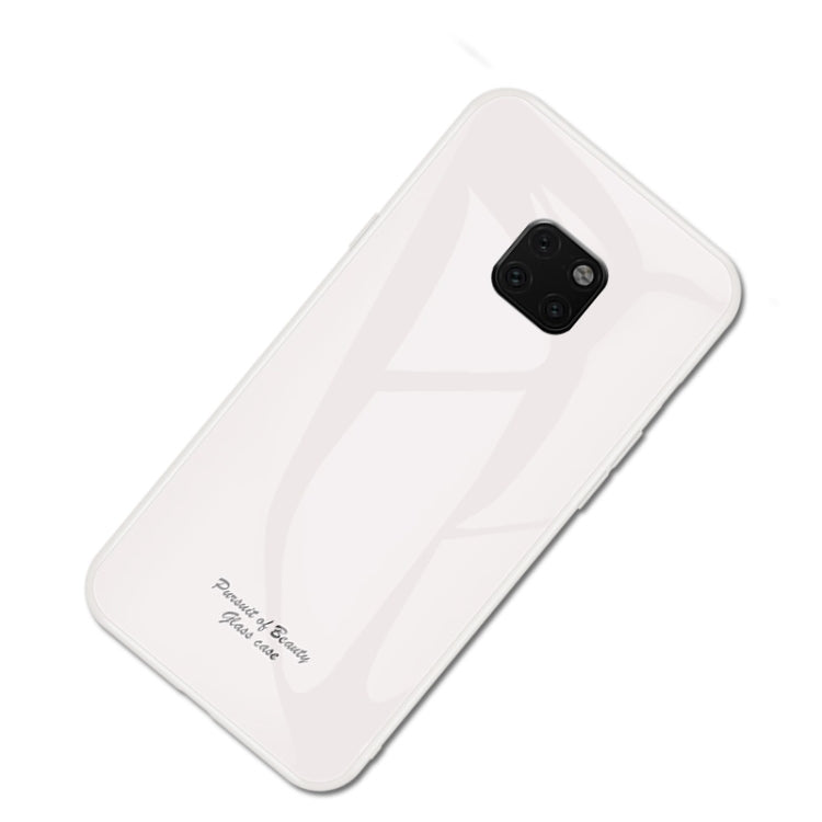 For Huawei Mate 20 Pro Macaron Glass + TPU Case