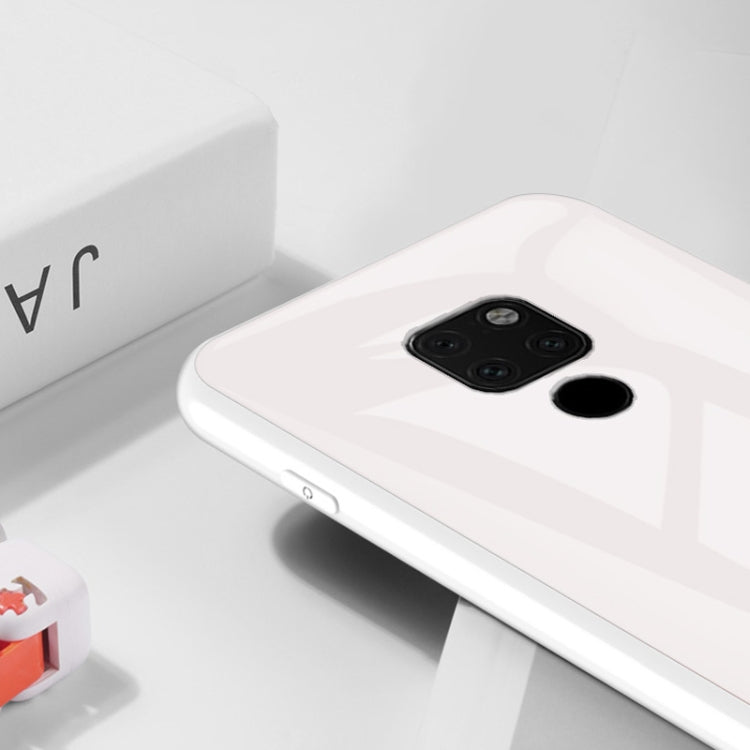 For Huawei Mate 20 Macaron Glass + TPU Case