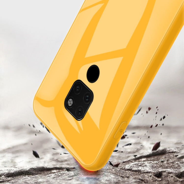For Huawei Mate 20 Macaron Glass + TPU Case