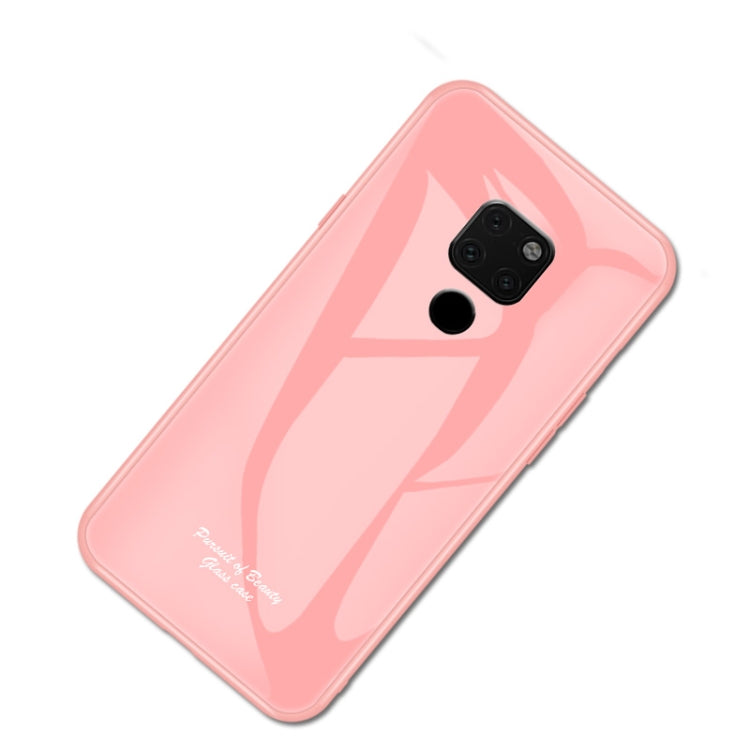 For Huawei Mate 20 Macaron Glass + TPU Case