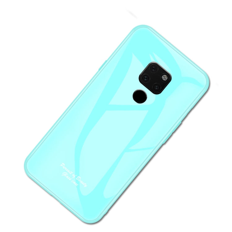 For Huawei Mate 20 Macaron Glass + TPU Case
