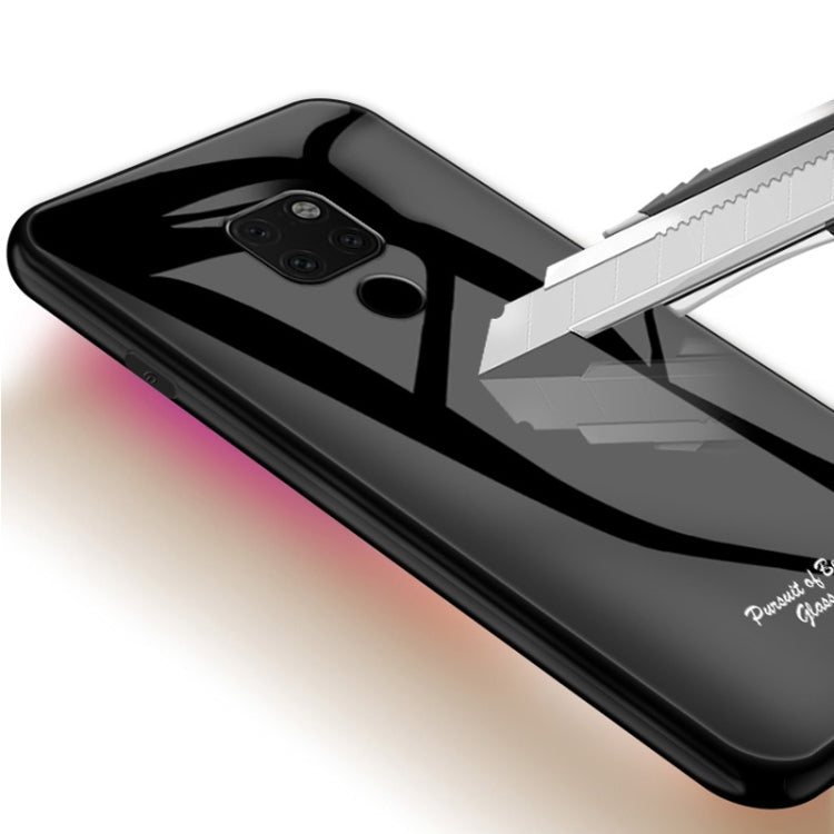 For Huawei Mate 20 Macaron Glass + TPU Case