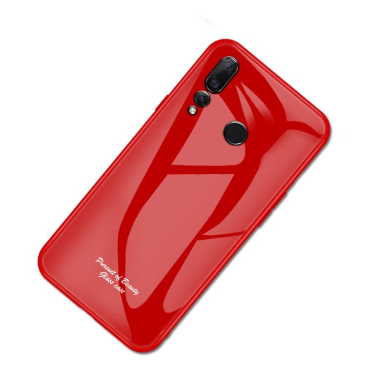 For Huawei nova 4 Macaron Glass + TPU Case