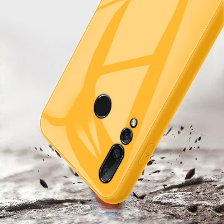 For Huawei nova 4 Macaron Glass + TPU Case