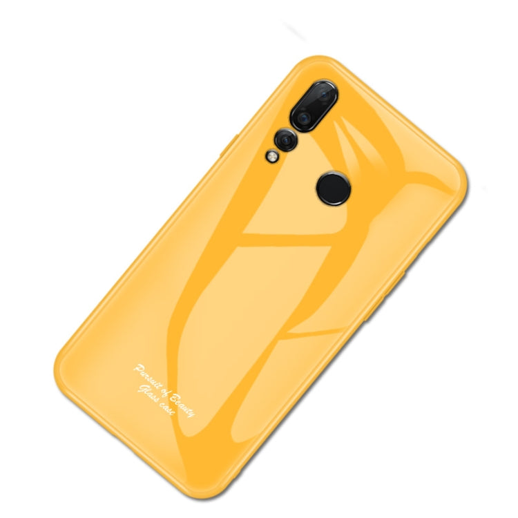 For Huawei nova 4 Macaron Glass + TPU Case