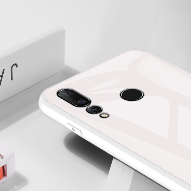For Huawei nova 4 Macaron Glass + TPU Case