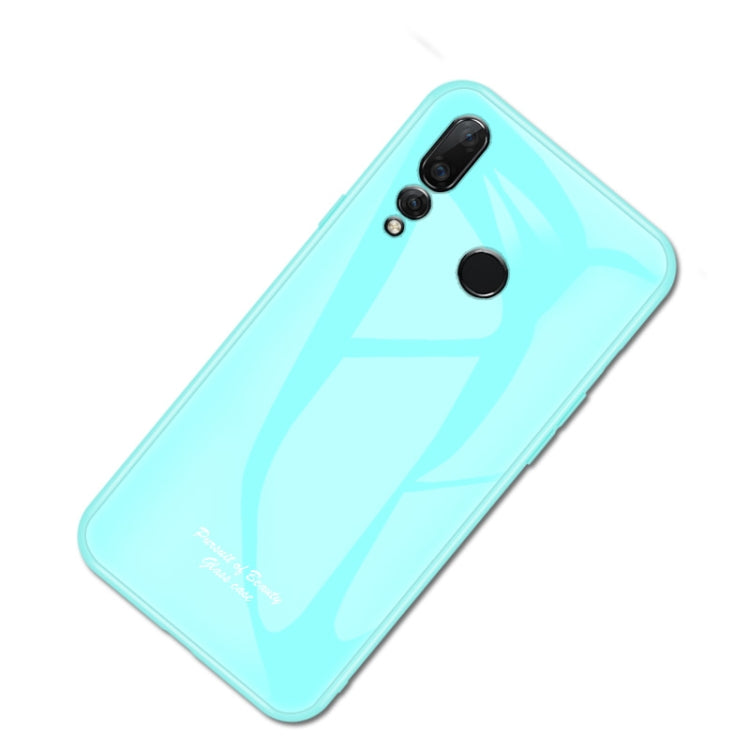 For Huawei nova 4 Macaron Glass + TPU Case