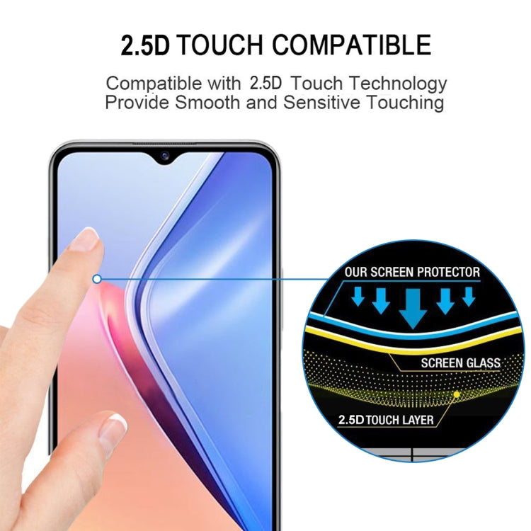 For vivo iQOO U3 / iQOO U5 25 PCS Full Glue Full Screen Tempered Glass Film