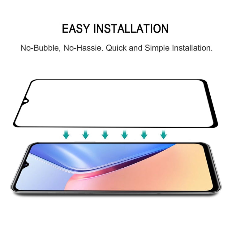 For vivo iQOO U3 / iQOO U5 25 PCS Full Glue Full Screen Tempered Glass Film