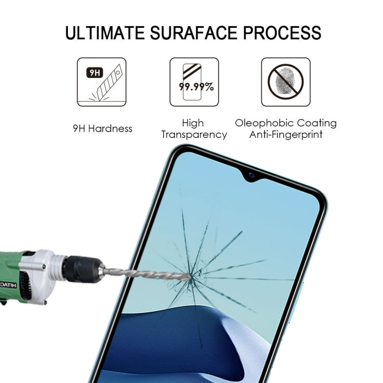For vivo Y20s 25 PCS Full Glue Full Screen Tempered Glass Film