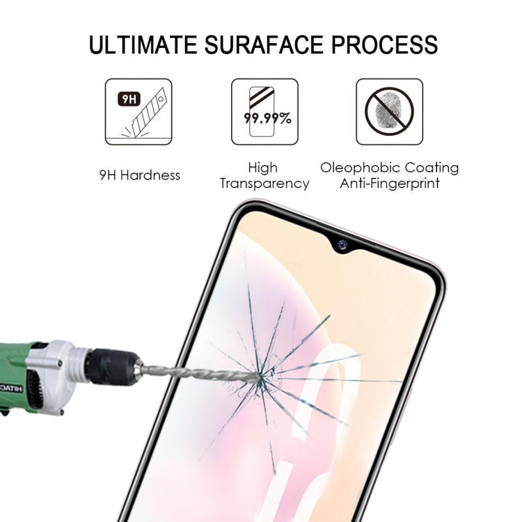 For vivo Y52s 25 PCS Full Glue Full Screen Tempered Glass Film