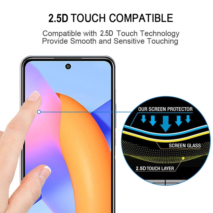 For Huawei Honor 10X Lite 25 PCS Full Glue Full Screen Tempered Glass Film