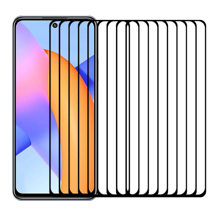 For Huawei Honor 10X Lite 25 PCS Full Glue Full Screen Tempered Glass Film