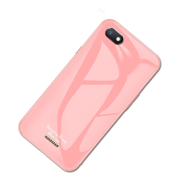 For Xiaomi Redmi 6A Macaron Glass + TPU Case