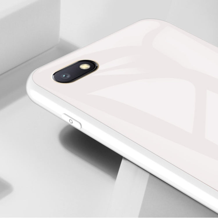 For Xiaomi Redmi 6A Macaron Glass + TPU Case