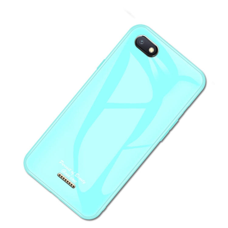 For Xiaomi Redmi 6A Macaron Glass + TPU Case