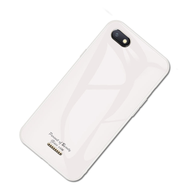 For Xiaomi Redmi 6A Macaron Glass + TPU Case