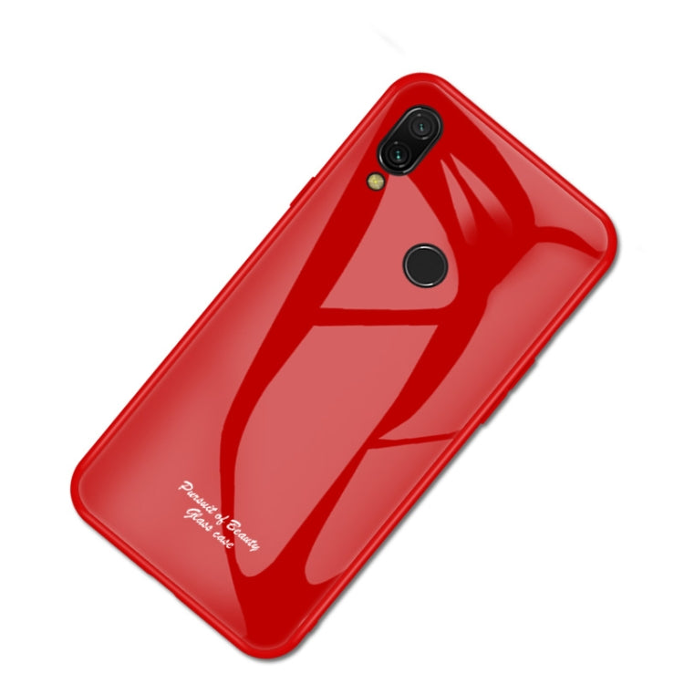 For Xiaomi Redmi 7 Macaron Glass + TPU Case