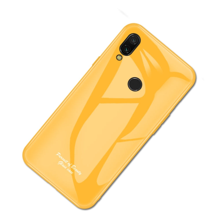 For Xiaomi Redmi 7 Macaron Glass + TPU Case