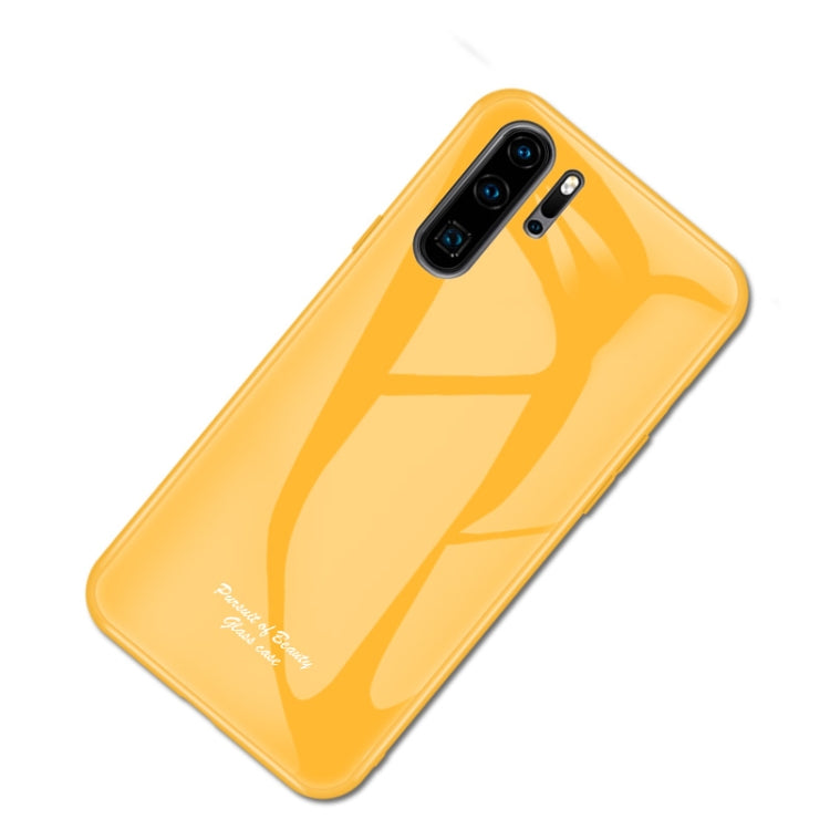 For Huawei P30 Pro Macaron Glass + TPU Case
