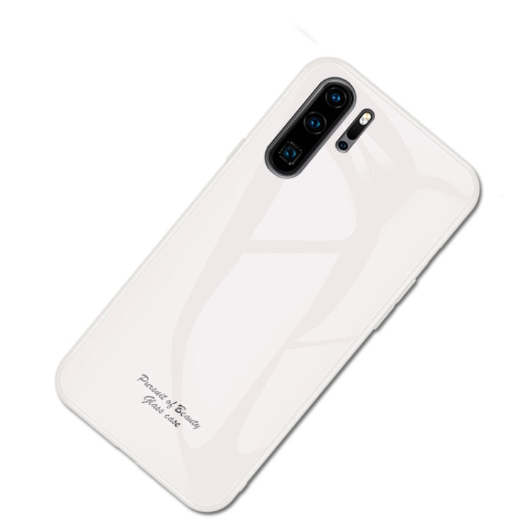 For Huawei P30 Pro Macaron Glass + TPU Case