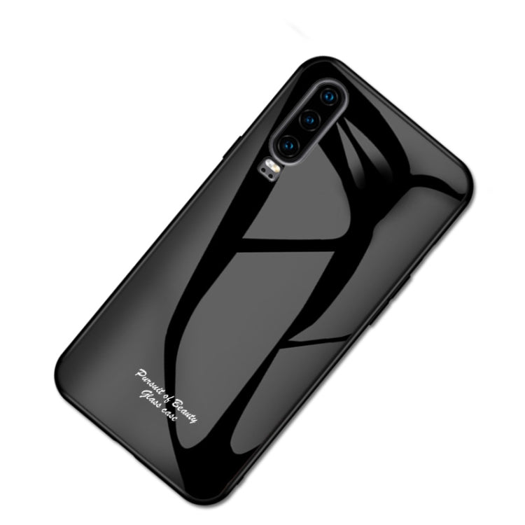 For Huawei P30 Macaron Glass + TPU Case