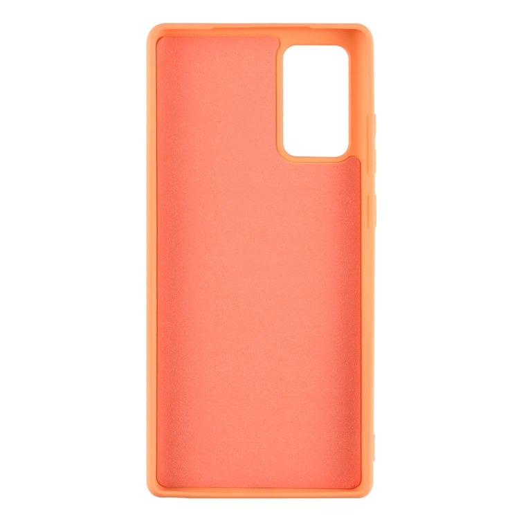 For Samsung Galaxy S20 FE Solid Color Liquid Silicone Shockproof Full Coverage Protective Case with Ring Holder
